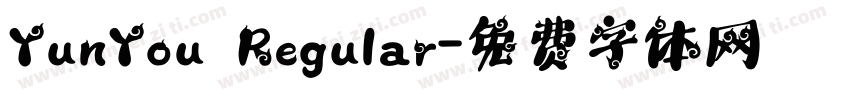 YunYou Regular字体转换